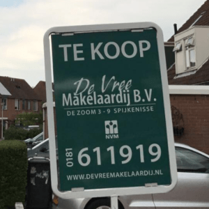 Te koop bord - huis verkopen
