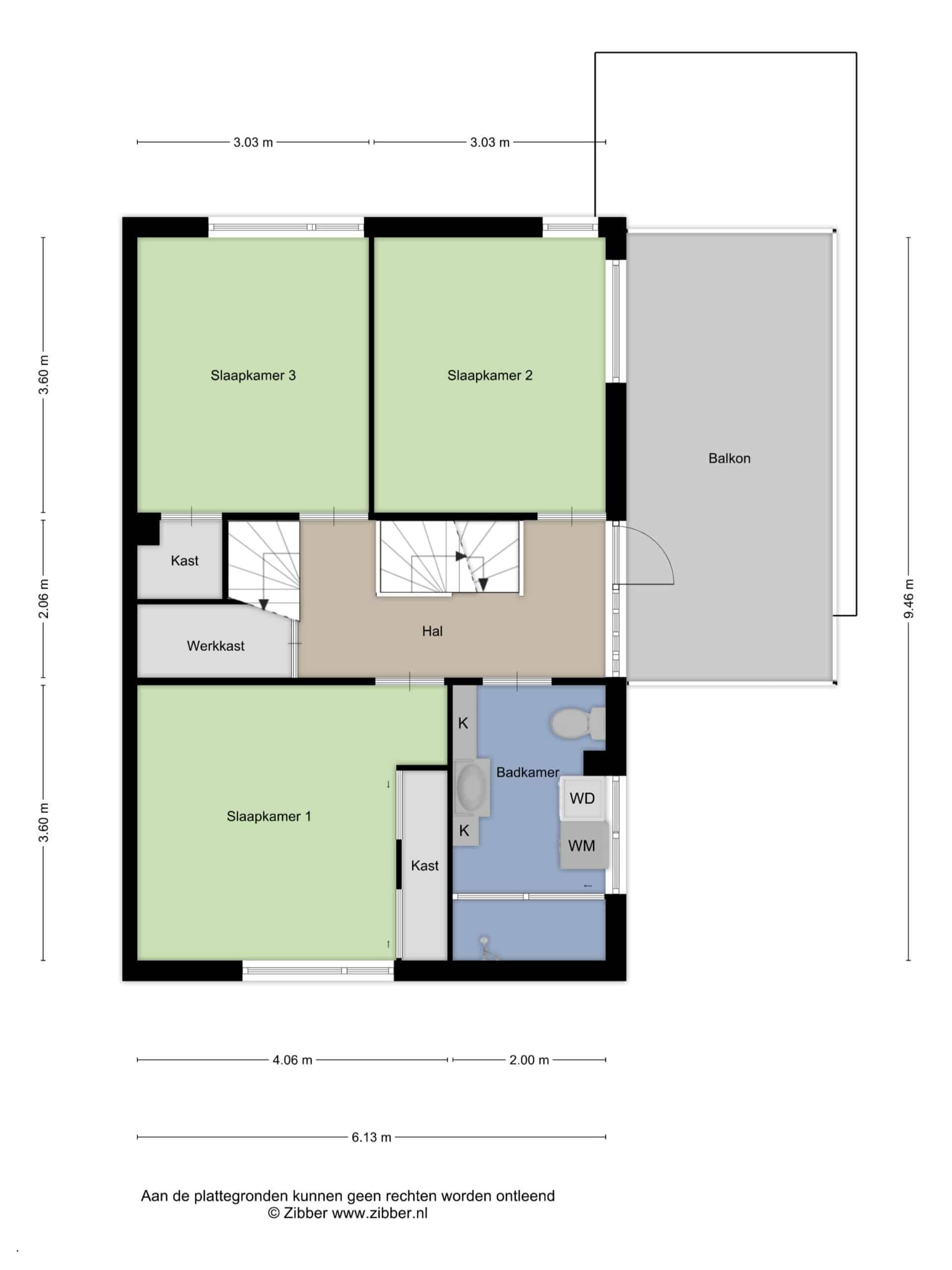 202_268767_2D_268767_Mercatorlaan_26_Spijkenisse_315282_91f8cc1c23b44f22beb872c3be9de91f Eerste verdieping plattegrond Mercatorlaan 26