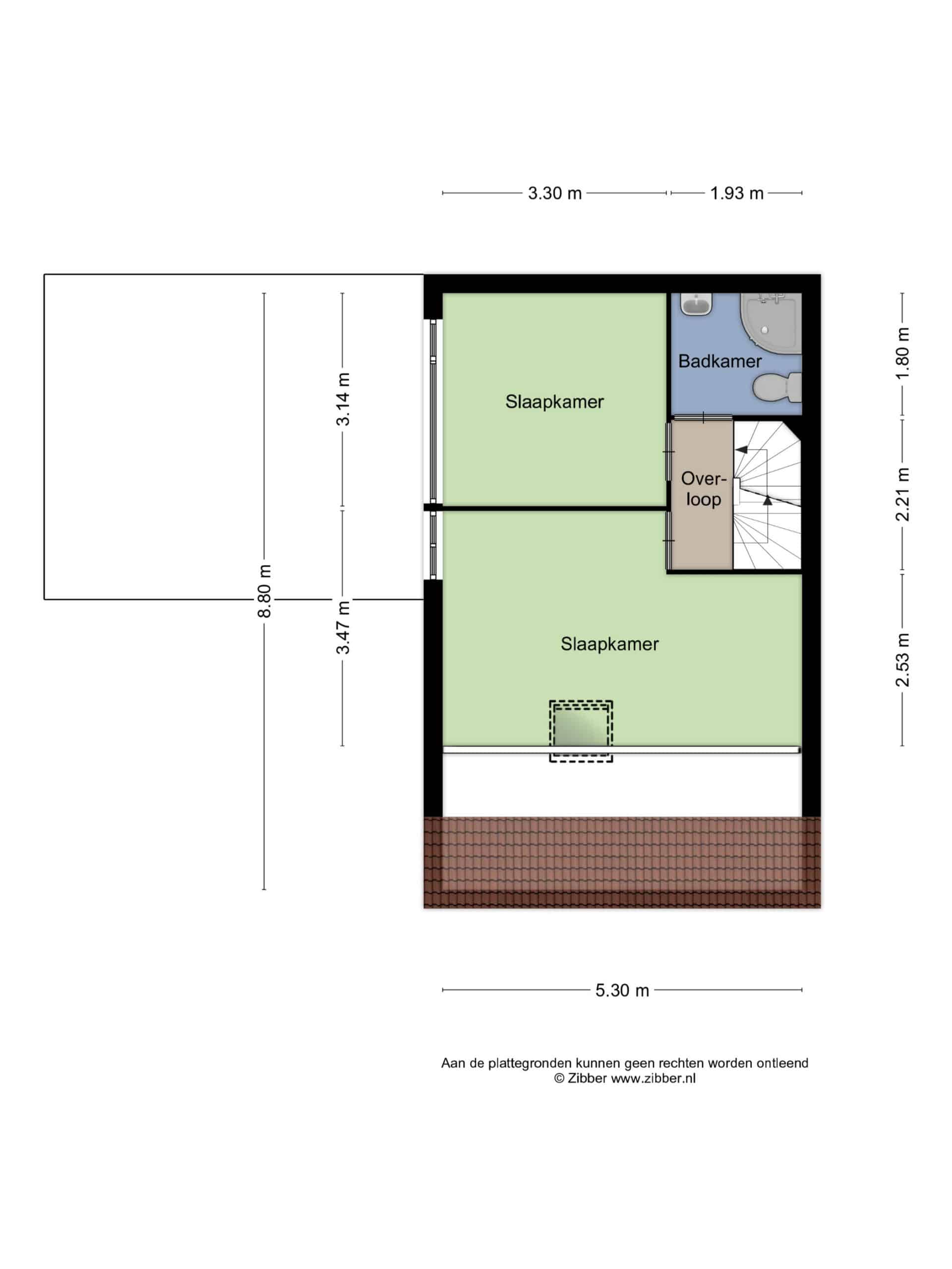 202_302038_2D_302038_Mekongstraat_21_Spijkenisse_442045_579be5362ec0425f8f73ec83ce30ffb3 Plattegrond eerste verdieping Mekongstraat 21