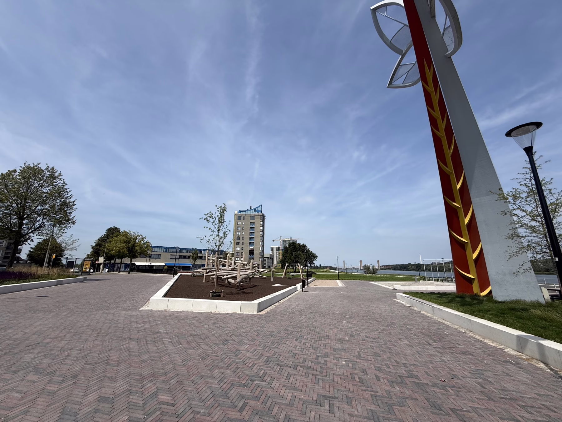 Park en woonomgeving in Schenkel Spijkenisse